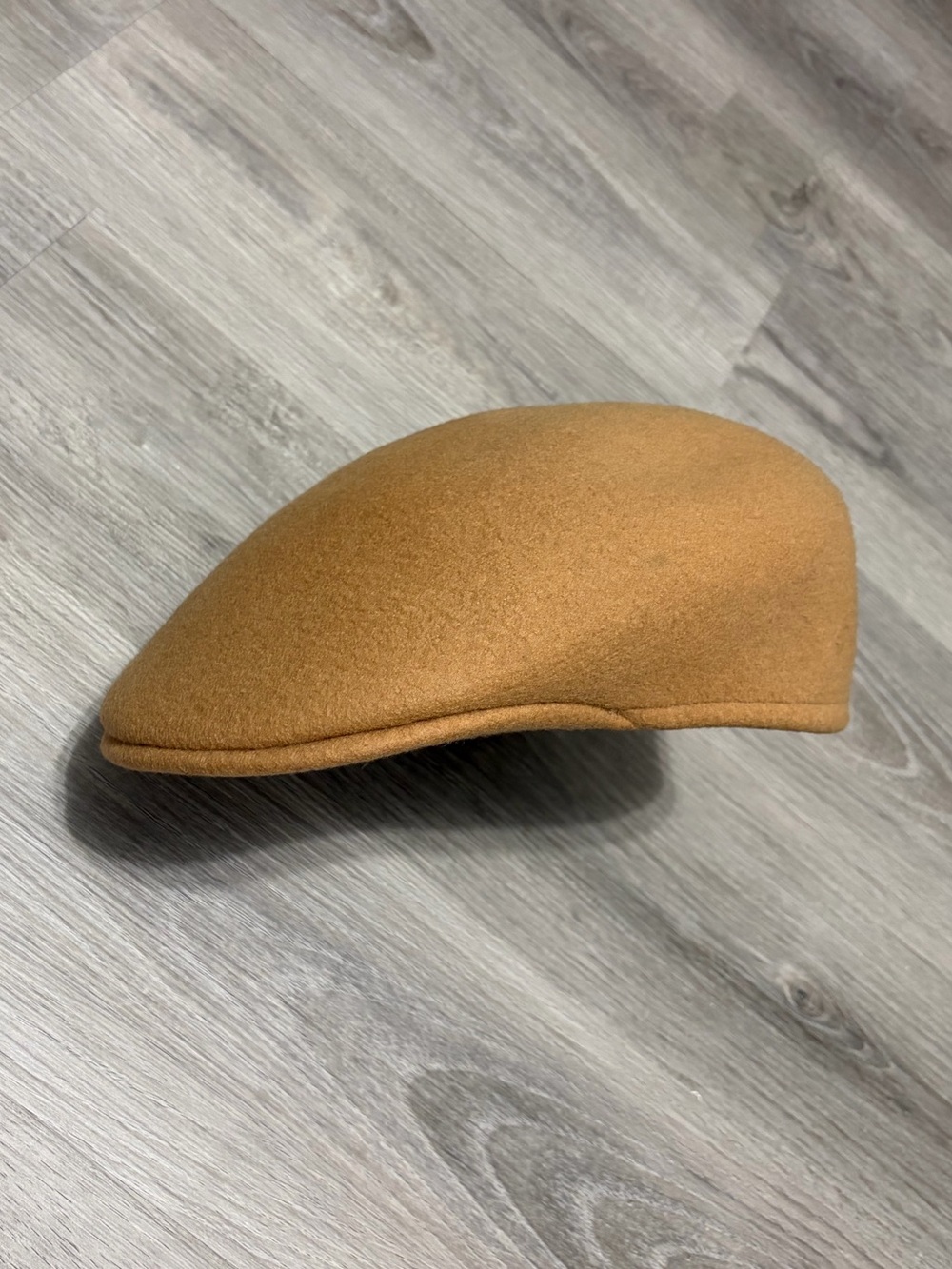 Vintage Stetson Cuffley Cap Made In England 100% Wool Size L